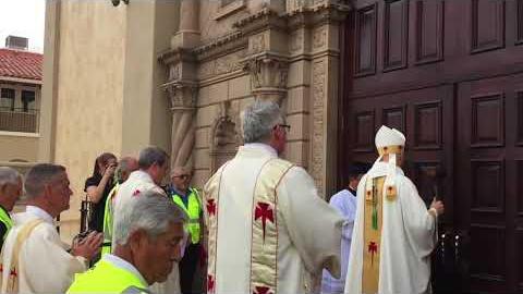A few scenes from the installation mass of the Tucson diocese's new bishop